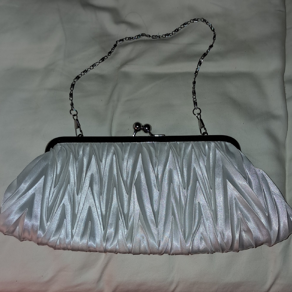 Elegant White Clutch Bag